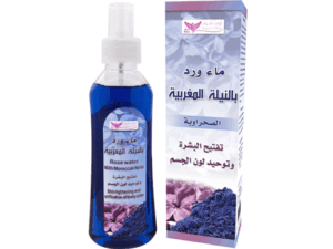 Moroccan indigo rose water from Kuwait Shop