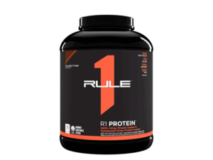 Rule 1 Whey Protein Powder Chocolate Fudge, 25g Protein 72 Servings 5Lbs (2.27 kg)